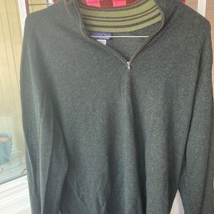 Mens Patagonia Cashmere Sweater Quarter Zip